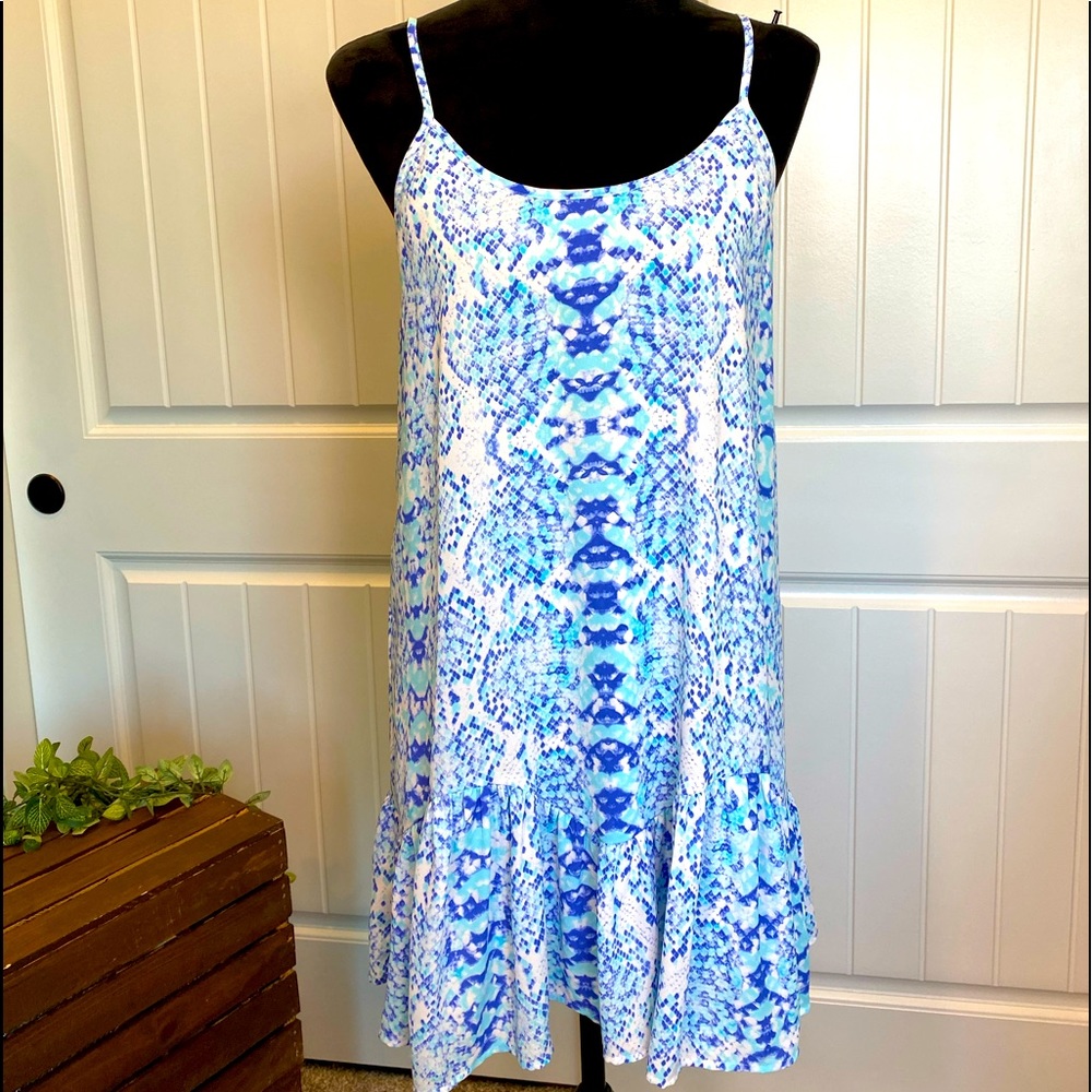 Like New!Print Drop Waist Dress Collective Concept